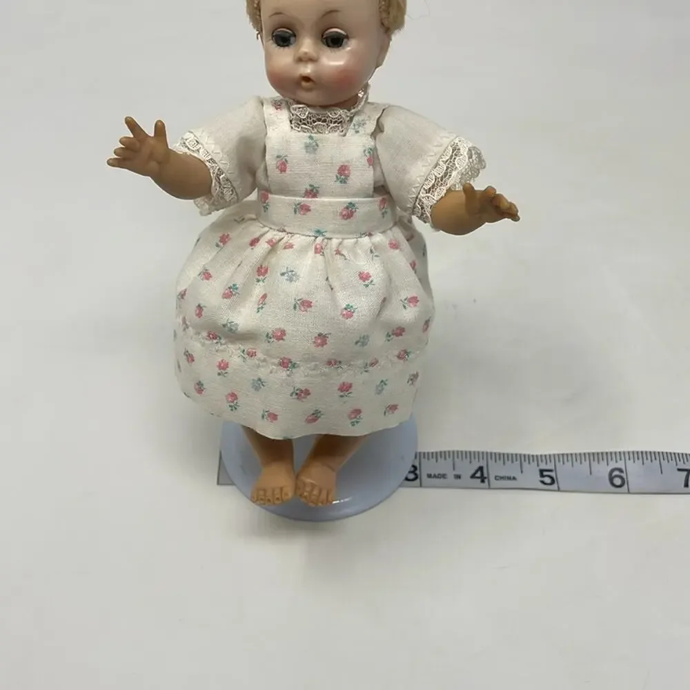 Vintage 1950's Madame Alexander Little Genius Doll and stand